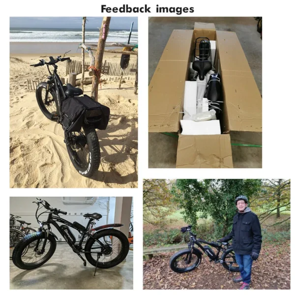 Smart E50 Elektrofahrrad Mountainbike Fatbike Klappbar E-Faltrad – Bild 2